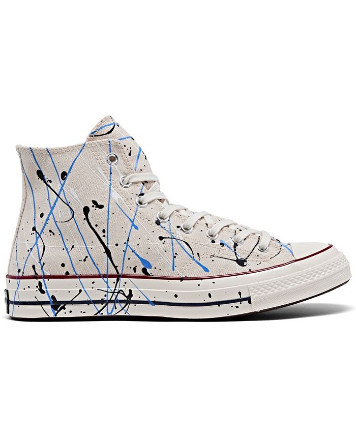 Converse Men's Chuck 70 Paint Splatter High Top Casual Sneakers from ...