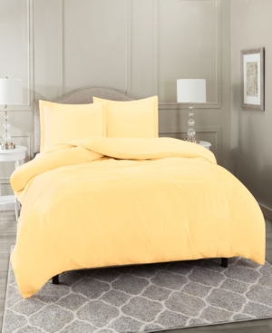 Nestl Bedding Neslt Super Soft Double Brushed Microfiber 3 Pc. Duvet Cover Set, Full In Vanilla