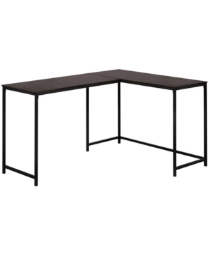 Monarch Specialties L-shaped Desk With Ample Work Space In Espresso