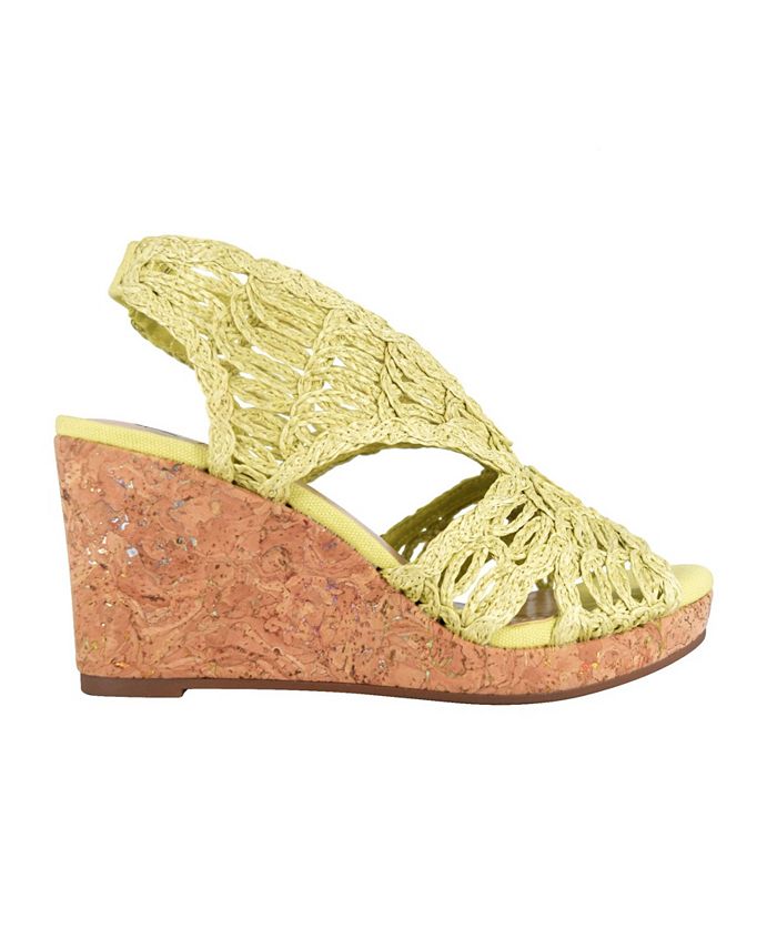 Impo Terinee Woven Raffia Wedge Sandal & Reviews - Sandals - Shoes - Macy's
