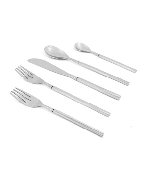 Vibhsa Flatware 5 Piece Place Setting In Silver High Gloss Polish