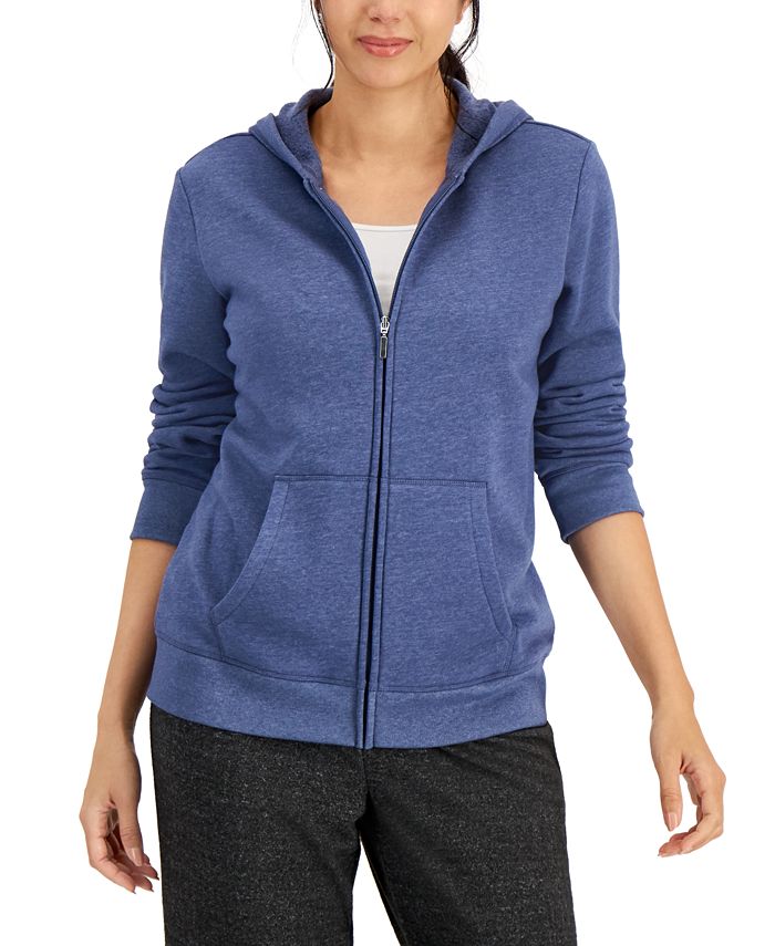 Karen scott sport women's zip up sweatshirt
