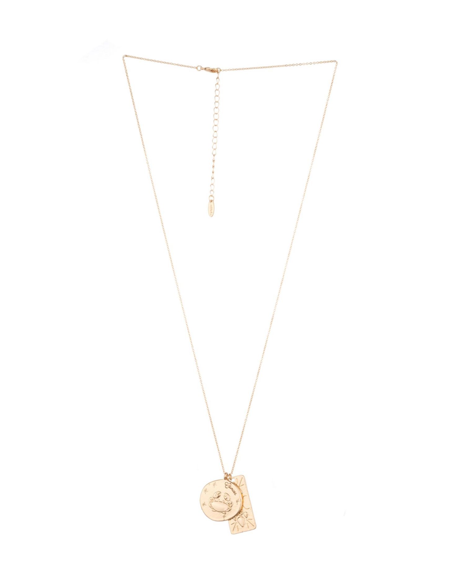 Women's Zodiac Double Charm Necklace