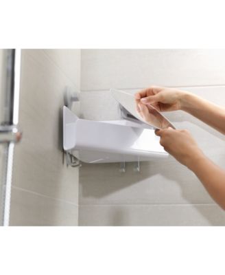 EasyStore™ Large Shower Shelf with Removable Mirror 