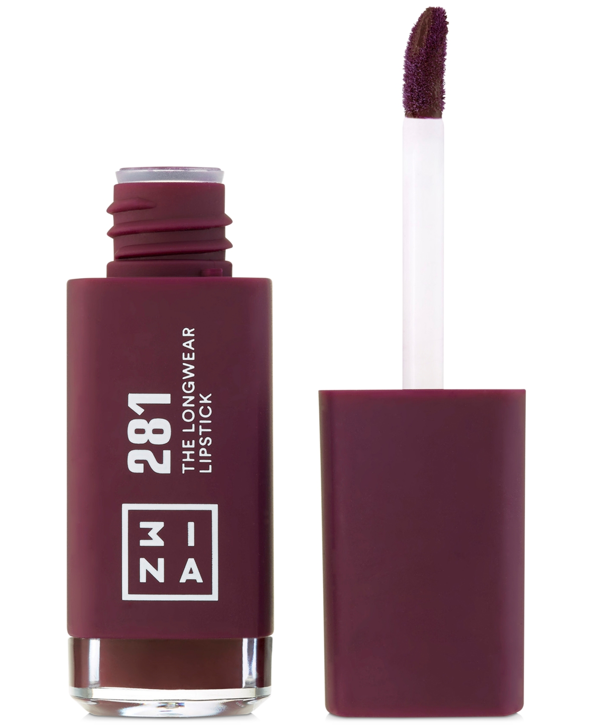 3ina The Longwear Lipstick, 0.23 Oz. In - Abergine