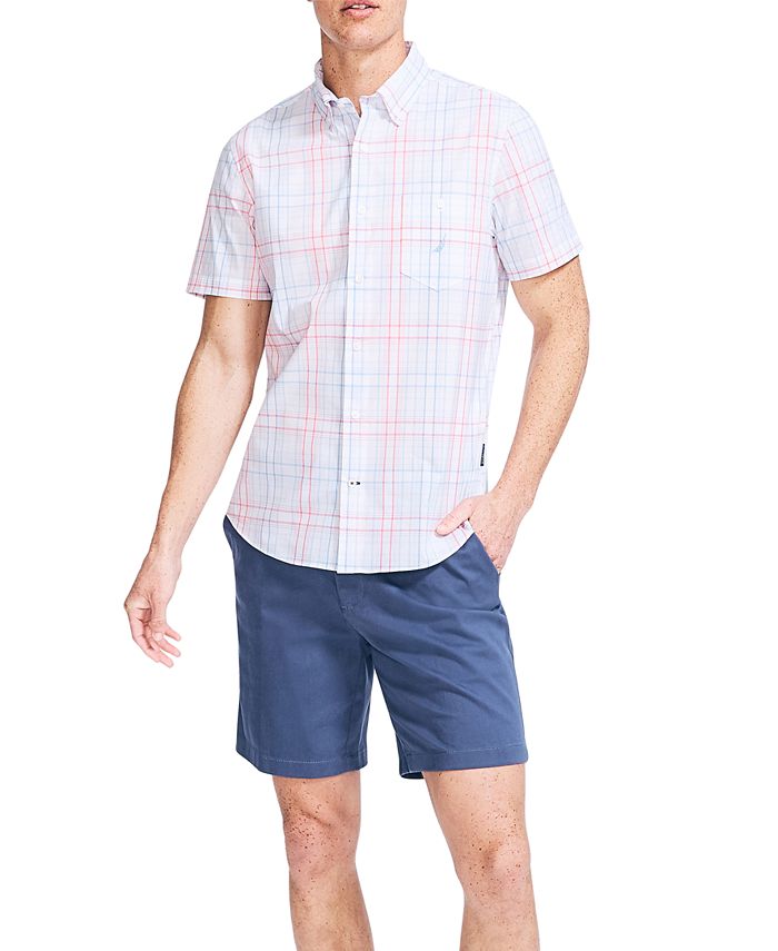 Nautica Mens Navtech Performance Stretch Shorts Blue Size 38