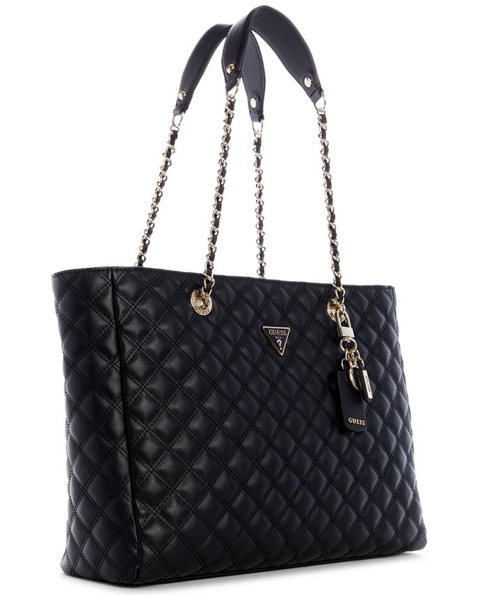 GUESS Cessily Quilted Tote - Macy's