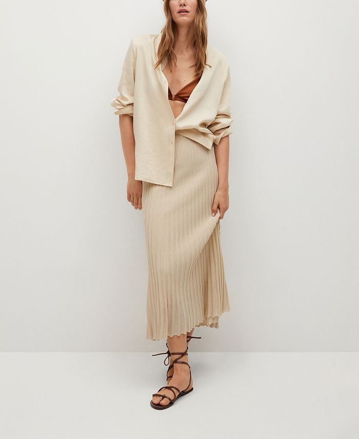 MANGO Pleated Knit Skirt & Reviews Skirts Women Macy's