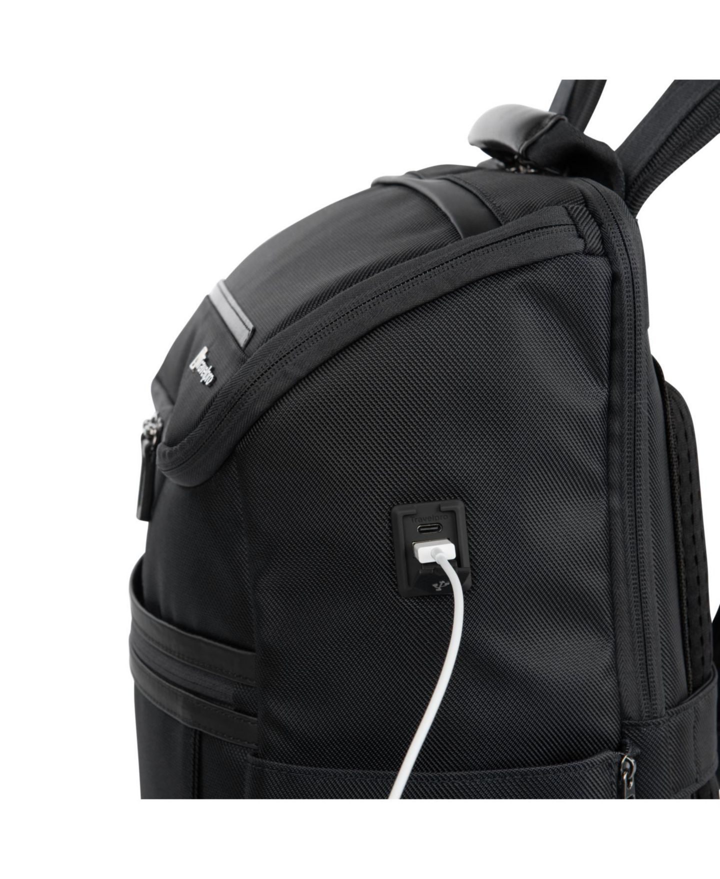 Рюкзак Travelpro Crew Executive Choice 3 Medium Top Load, цвет: Угольно-чёрный — фото 3