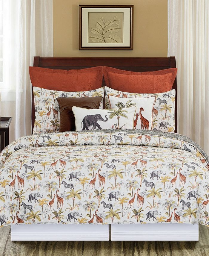 C&F Home Nico Safari Full/Queen Quilt Set, 3 Pieces Macy's