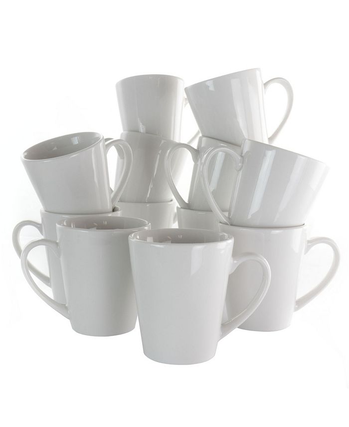 Elama Holt Mug Set of 12 Pieces - Macy's