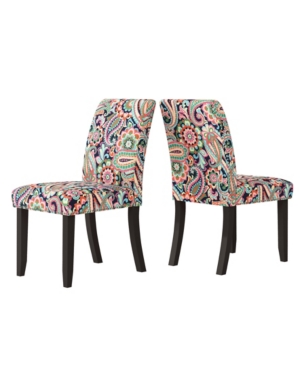 Spiezia Upholstered Armless Dining Chairs Set of 2