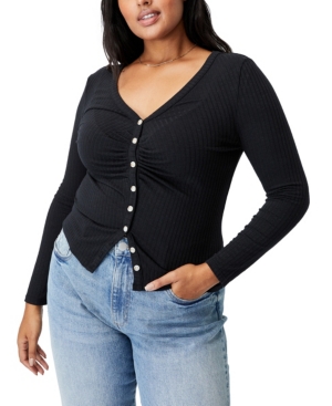 Trendy Plus Size Renee Long Sleeve Cardigan
