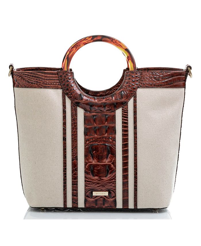 Brahmin Mod Hanna Leather Satchel Macy s