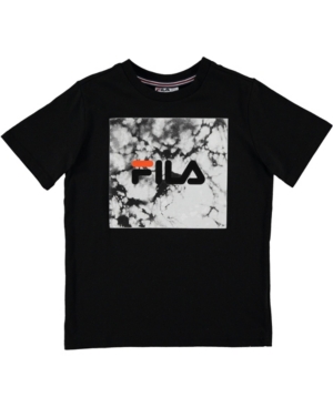 Fila Big Boys Jose Marble Box Logo Tee