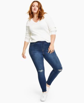 Style & Co - Plus Size Denim Leggings