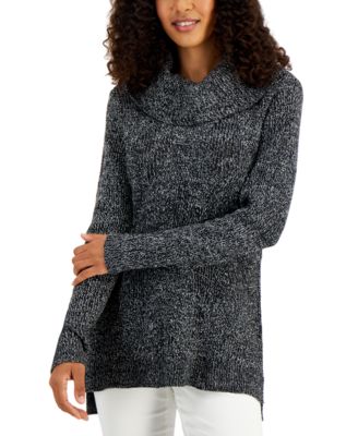 Karen Scott - Turtleneck Basketweave Sweater