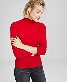 100% Cashmere Turtleneck Sweater, Created for Macys