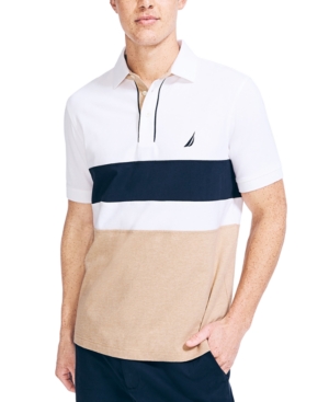 Nautica Men's Classic-Fit Colorblocked Heritage Polo Shirt