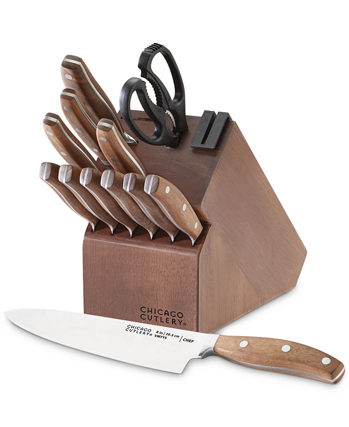 Chicago Cutlery Signature Edge 13Pc. Cutlery Block Set Macy's