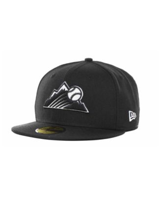 New Era - Colorado Rockies MLB Black and White Fashion 59FIFTY Cap