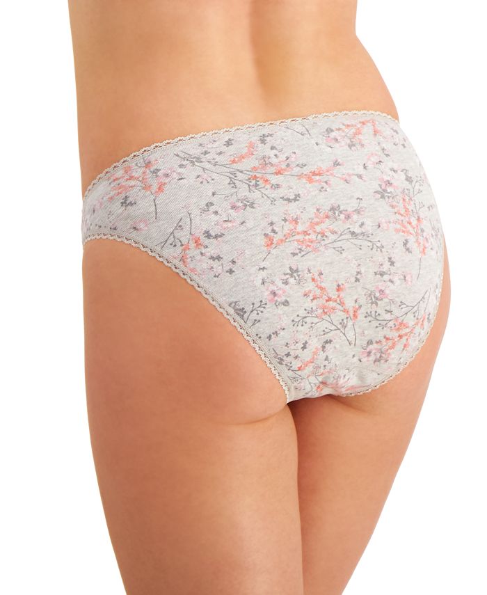 Charter Club Women's Pretty Cotton CherryBlossomPrint Bikini