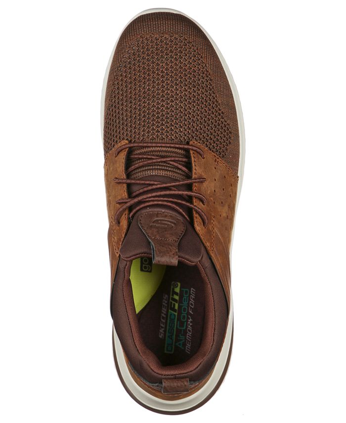 skechers men's delson 3.0 cicada slip on shoes