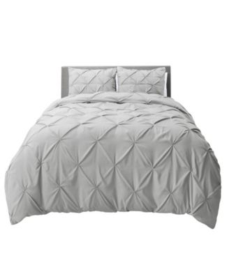 Pinch Pleat 3-Pc. Duvet Cover Set, Queen