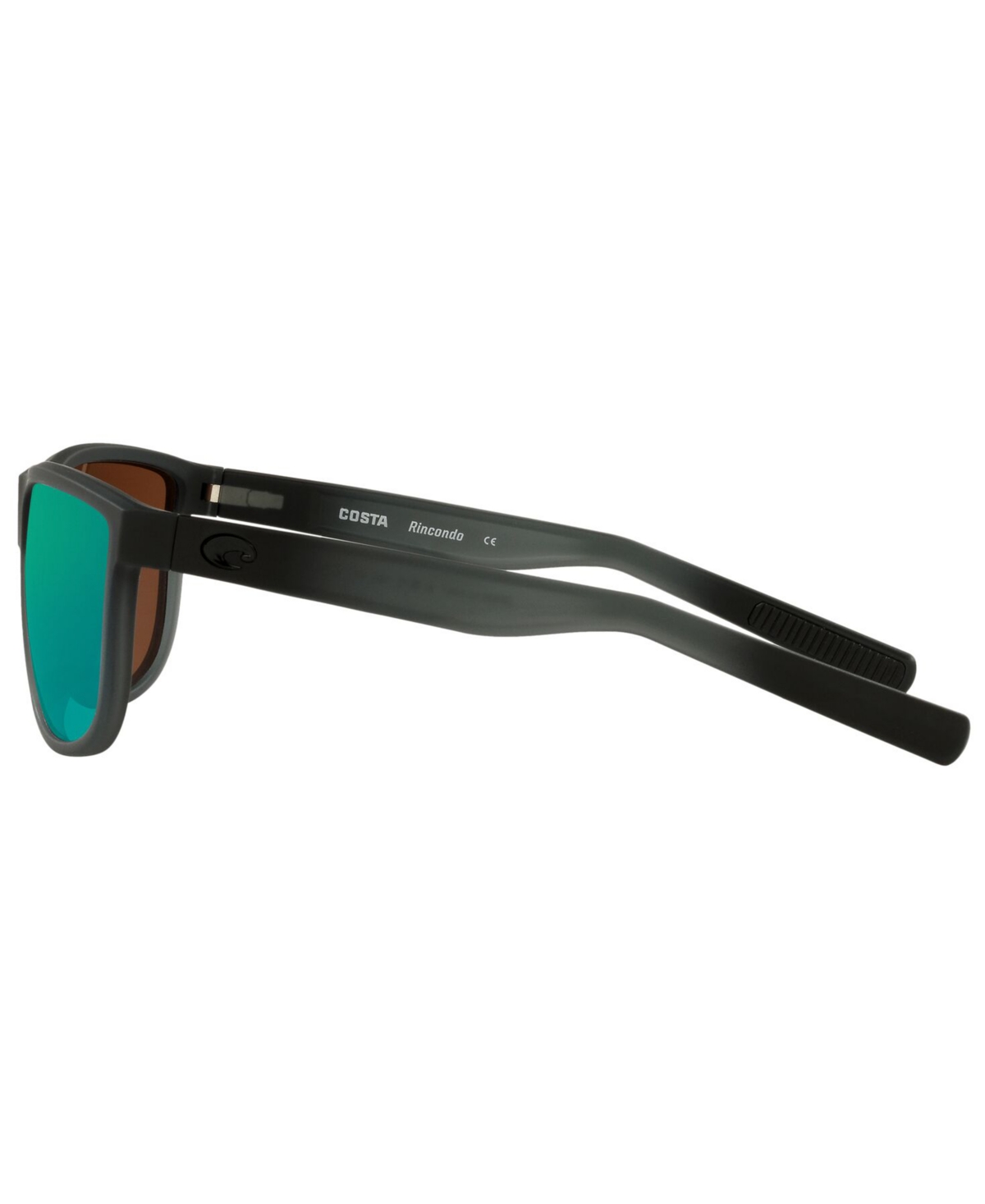 Costa Del Mar Rincondo Polarized Sunglasses, 6S9010 61 - 156 MATTE SMOKE CRYSTAL/GREEN MIRROR 580