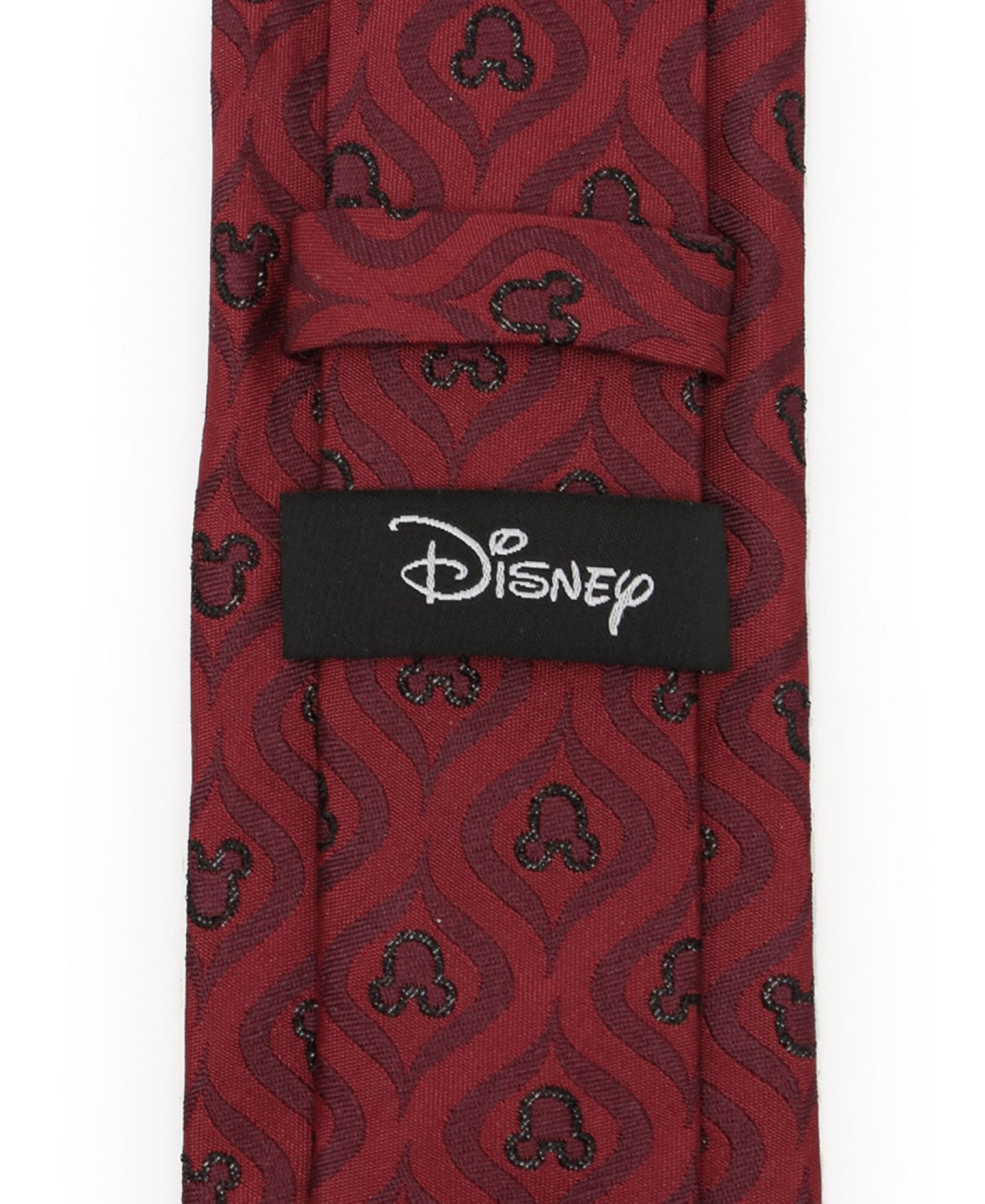 Мужской галстук Disney Mickey Mouse Holiday Metallic Silk Tie, цвет: Красный — фото 3