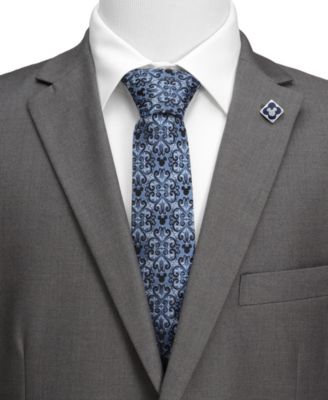 Men's Mickey Mouse Damask Tile Tie