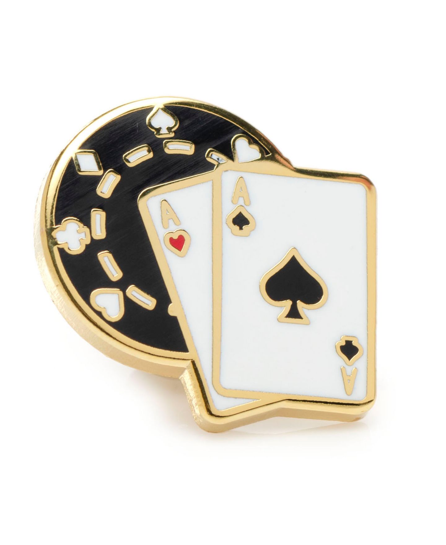 Мужские аксессуары Cufflinks Inc. Poker Lapel Pin — фото 1