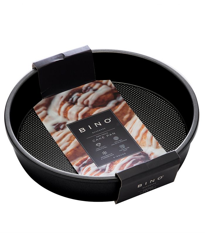 BINO Bakeware Nonstick Cookie Sheet Baking Tray Set, 3-Piece - Gunmetal |  Non Stick Baking Pans Set | Carbon Steel Tray Bakeware Sets | Oven Safe