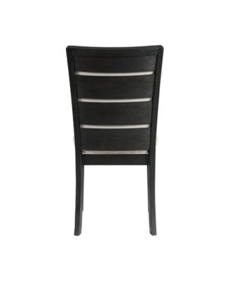 Jasper Dining Slat Back Side 2 Piece Chair Set