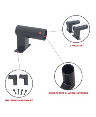 Bar Holder Attachment for Power Racks and Cages - Barbell Storage, Impact Resistant Coating, SF-XFA003