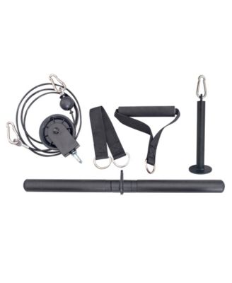 Lat Pull Down Attachment for Power Rack Cages, Up to 360LBs Support