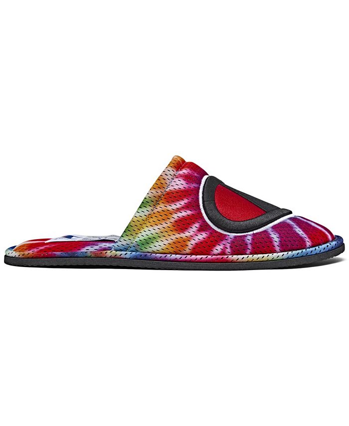 champion tie dye slippers