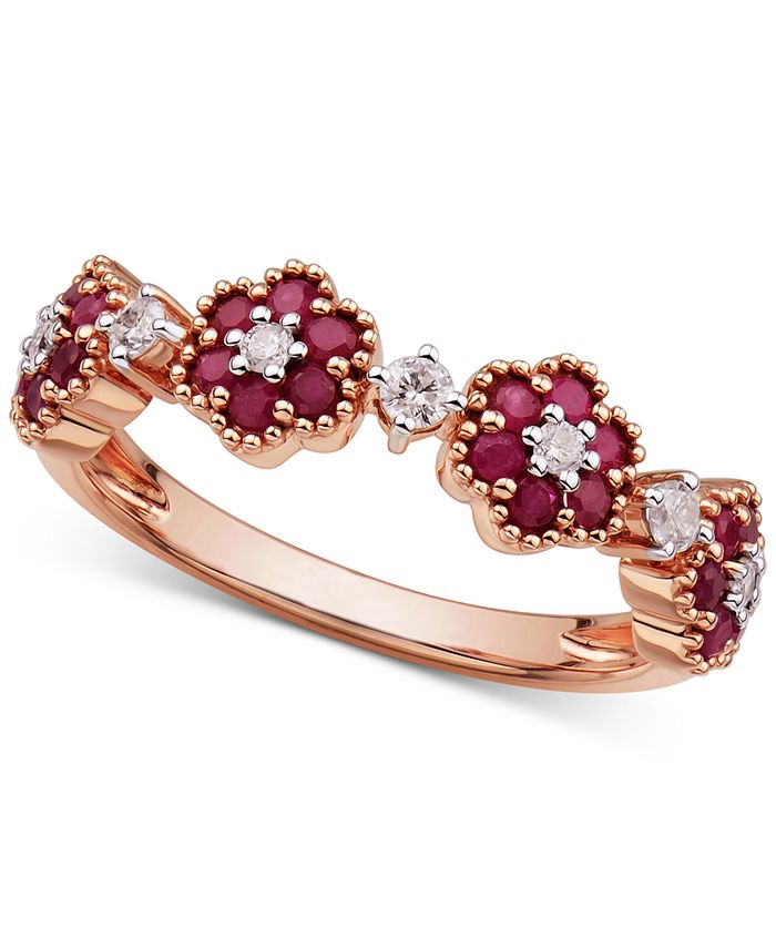 Macys discount ruby rings