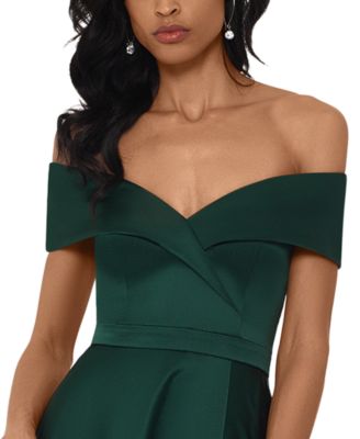 XSCAPE Satin Gown - Macy's