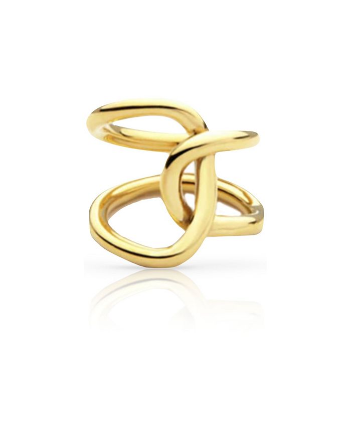 BEN ONI 18k Gold Plated Double Line Ring - Macy's