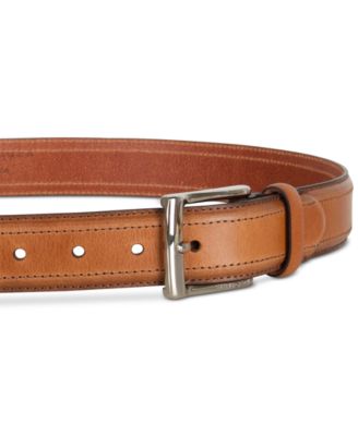 Men’s Stitched Classic Dress Leather Belt