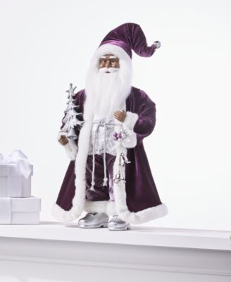 purple santa claus costume