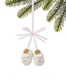 2022 Baby's 1st Christmas Pink Ornament Created for Macy's