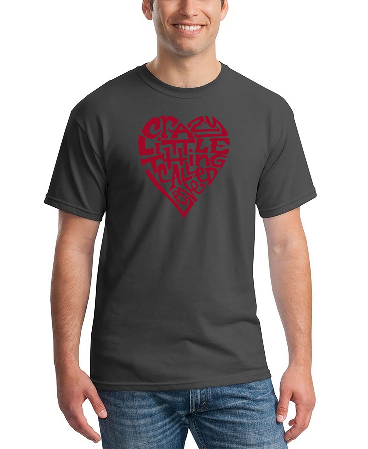 Men's Crazy Little Thing Called Love Word Art T-shirt