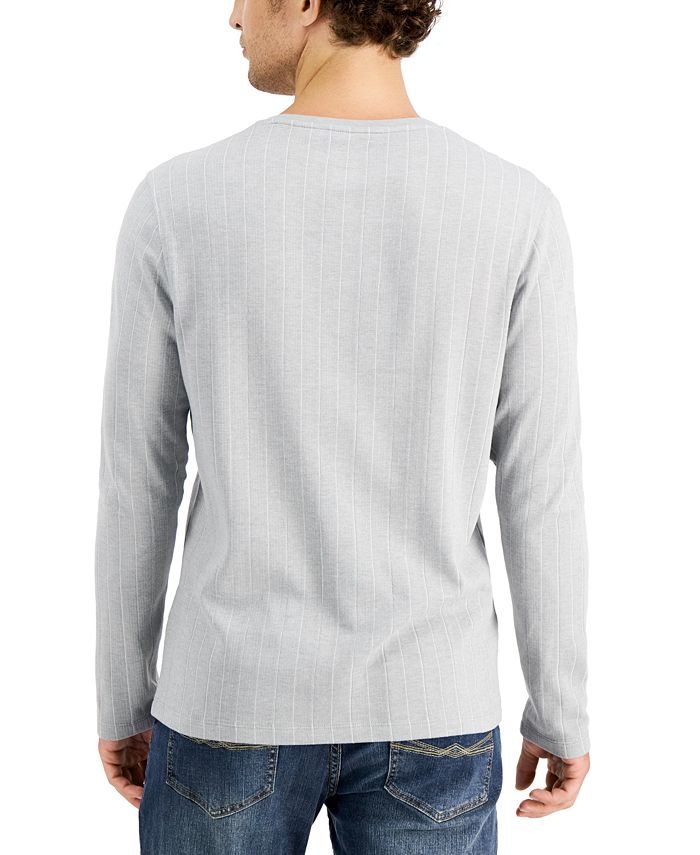 Alfani Men's Ribbed Henley Shirt, Created for Macy's Macy's