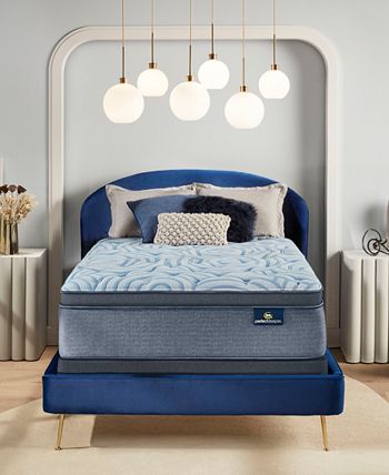 Serta - Perfect Sleeper Luminous Sleep 17.5" Medium Firm Pillow Top Mattress- Full