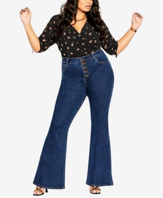 flare jeans plus size