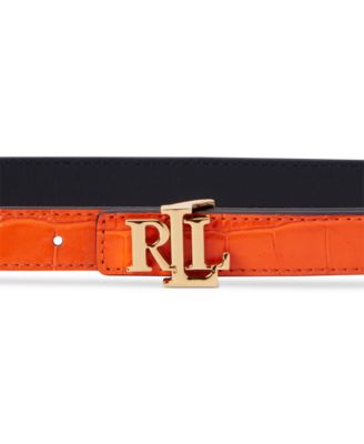 ralph lauren orange belt