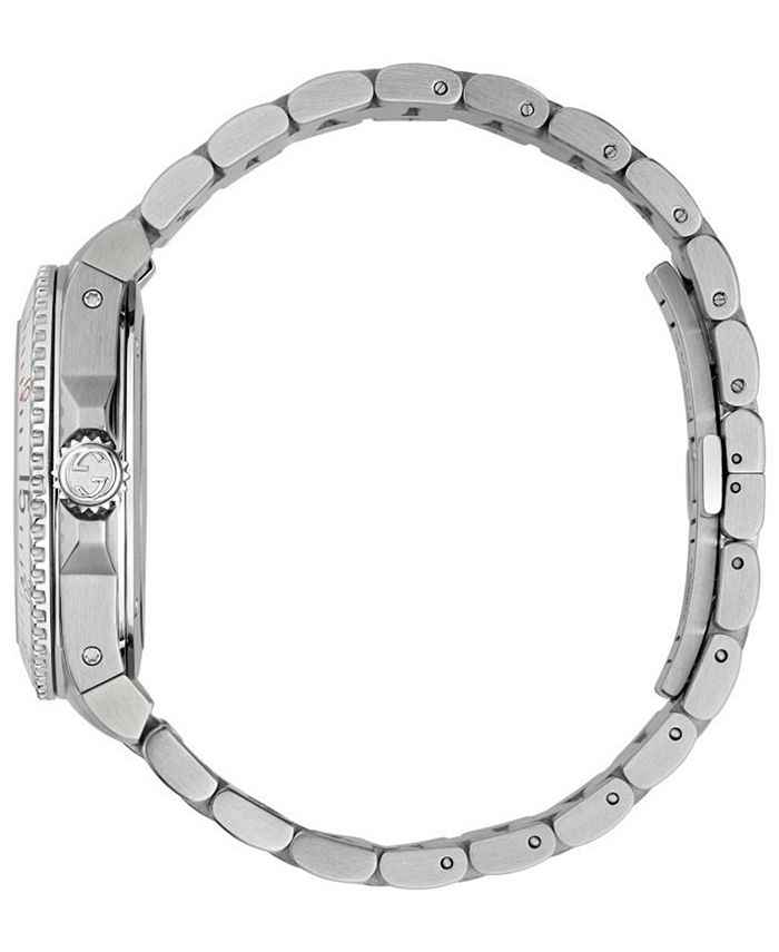 Gucci - Men's Swiss Dive Stainless Steel Bracelet Watch 40mm