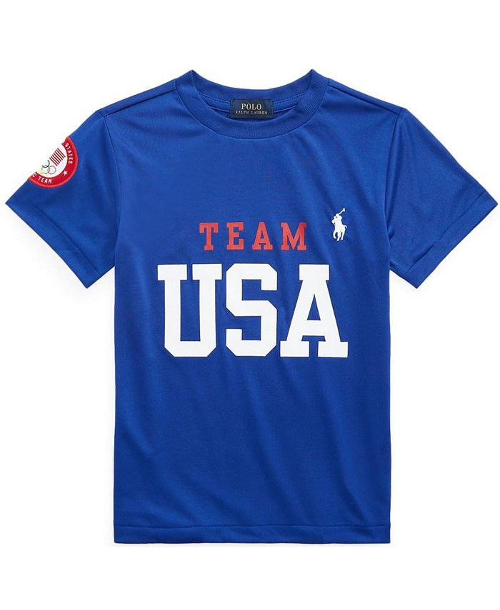 Polo Ralph Lauren Little Boys Team USA Jersey T-shirt - Macy's